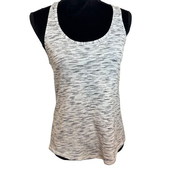 Lululemon Athletica | Racerback Tank Top Split Back | Space Dye - Black / White - Picture 3 of 5